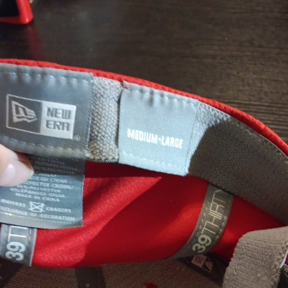 New Era Red and Gray Cap - Picture 3 of 3